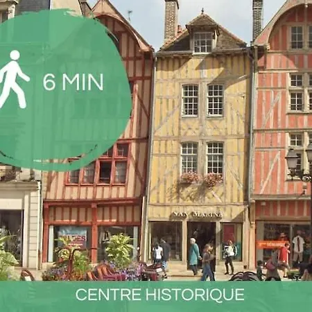 Le Nid Troyen - Gare - Hypercentre - New Cosy - Rent Immo Troyes